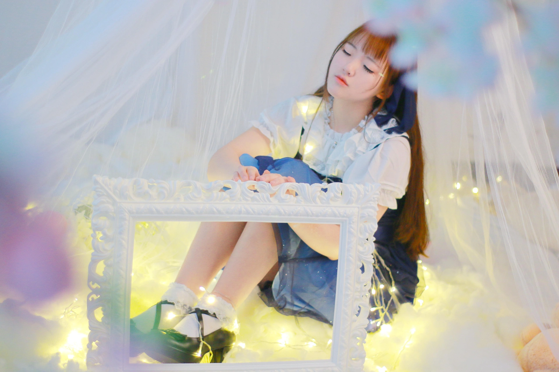 夏柠柠 - NO.32 LOLITA日常星空小裙子 1