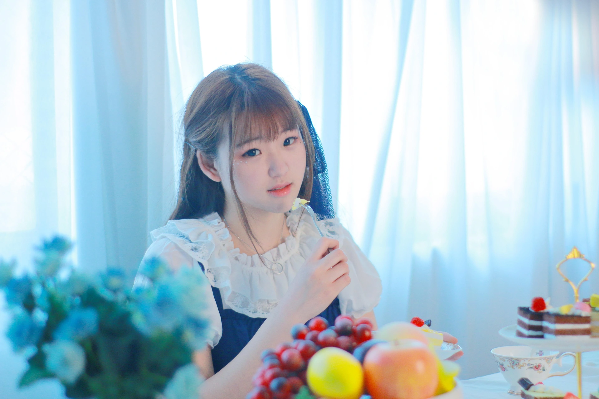 夏柠柠 - NO.32 LOLITA日常星空小裙子 3